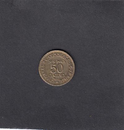 Beschrijving: 50 Centimes MERCURY